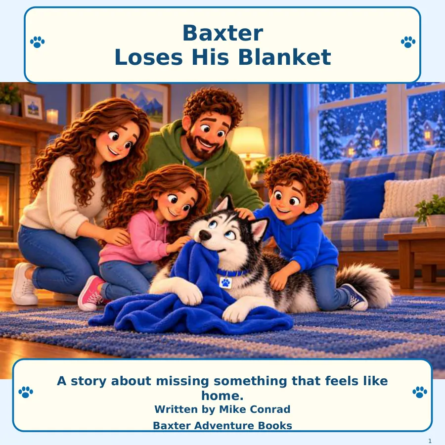 Cover of Baxter Loses His Blanket